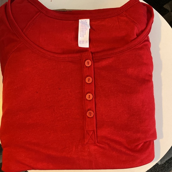 Stars Above Women's Henley Super Soft Sleep Pajama 2 Piece Set - Picture 4 of 5